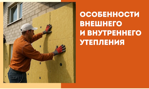 Какие особенности внешнего и внутреннего утепления в Волхове